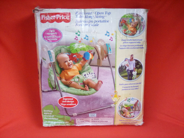 Siège berçant pour bébé FISHER-PRICE dans Parcs, balançoires et bacs  à Laval/Rive Nord - Image 3