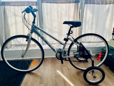bicycle with balance wheels, View more