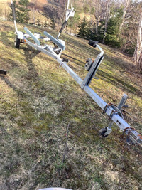  Boat trailer galvanized, excellent shape with papers 