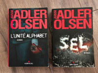 SEL (20$) et L’UNITÉ ALPHABET (15$) roman thriller JUSSI ADLER