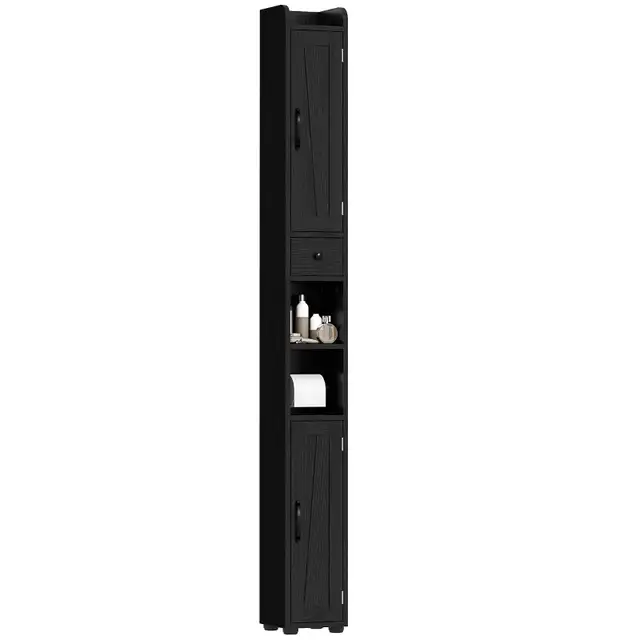72" tall Narrow Bathroom Cabinet, Tall Bathroom Storage Cabinet  in Bookcases & Shelving Units in Markham / York Region - Image 11