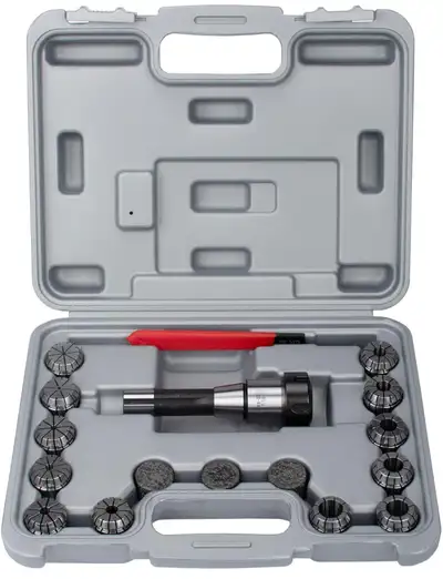 INPANOLS R8 ER32 Collet Chuck Set for CNC Machine and Milling Lathe Tool, Includes 12 PCS ER32 Colle...