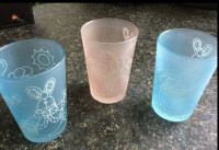Ice Pop molds, glasses/cups