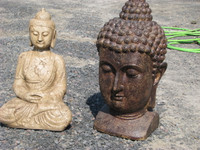 Buddha Head Bust Statue