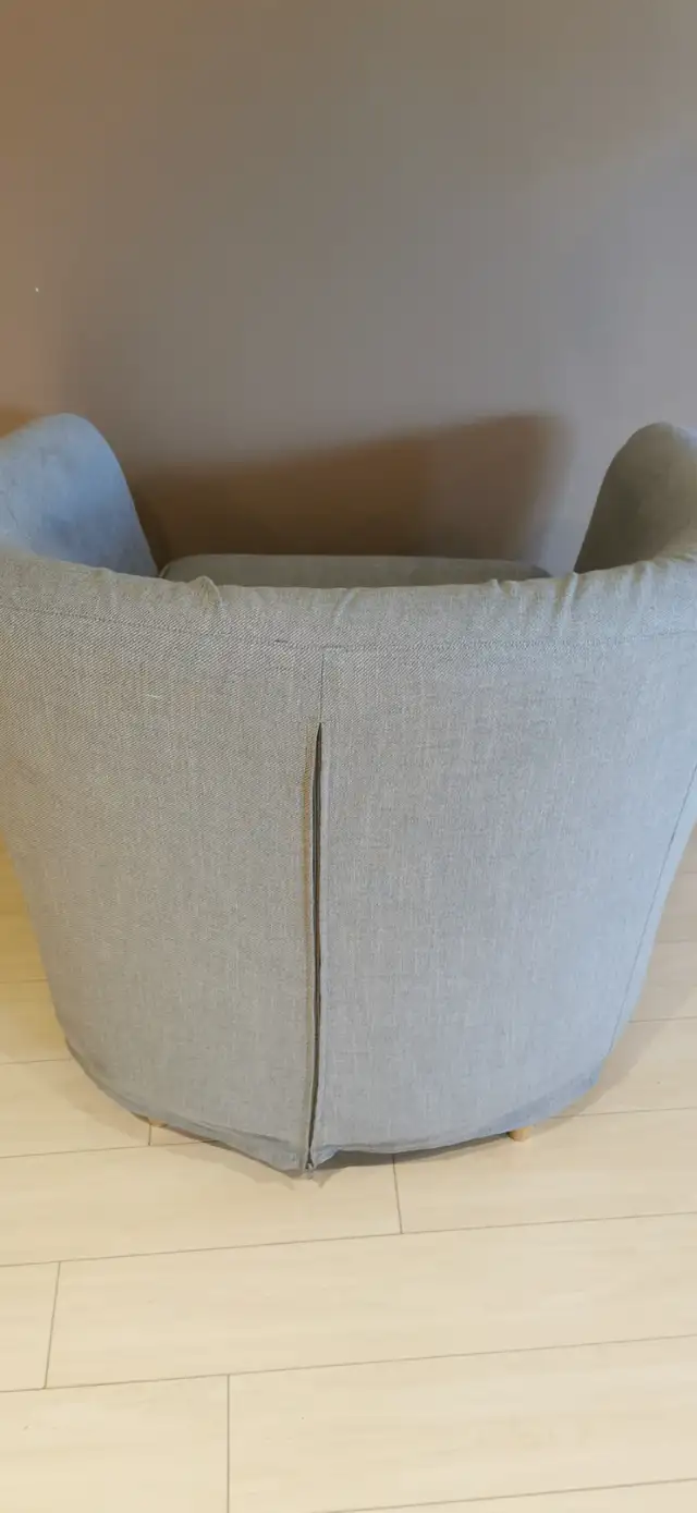 Ikea TULLSTA Armchair, Nordvalla medium gray in Chairs & Recliners in Markham / York Region - Image 3