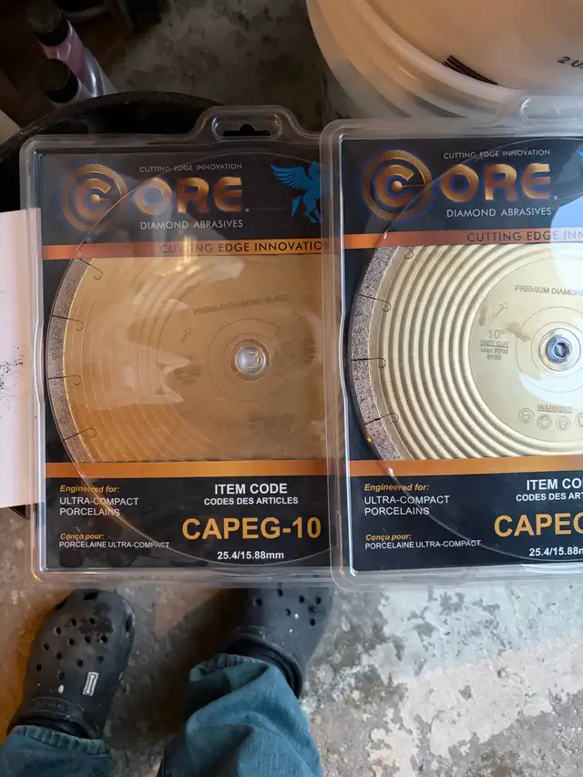 Core Abrasives Wet Diamond Segmented Tile Saw Blade in Power Tools in Mississauga / Peel Region - Image 2