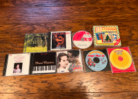 Assorted CDs christmas, 70's, love songs