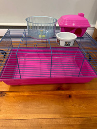 Cage pour hamster et accessoires 