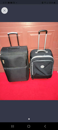 2 LUGGAGES  on 4 wheels-$20 each