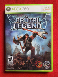 Xbox 360 "Brutal Legend" game disc in case