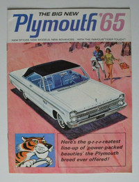 PLYMOUTH car brochures pamphlets