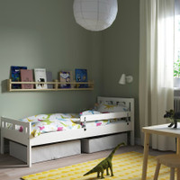 IKEA Bed frame White + Foam mattress Junior size
