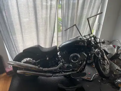 Chopper build. Don’t have the ownership or keys. Runs drives and is a great project for someone.