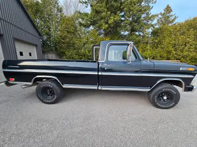 1969 Ford F100. 4 x 4, 4 speed manual, fully rebuilt 352, transmission rebuilt, dual exhaust, lots o...