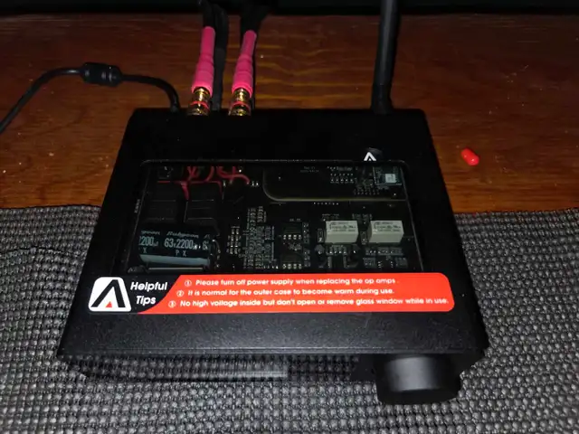 Hi-Fi amplifier AMPAPA D1, 100 watts, RMS, dual channels, subwoofer output via 3.5 mm jack