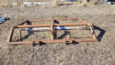 Bale rack for sale 102" wide. Originally built for semi trailer, but works fine on smaller trailers....