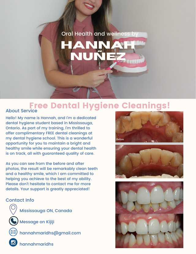 FREE DENTAL CLEANINGS AND $150 will be given to you after! in Appliance Repair & Installation in Mississauga / Peel Region