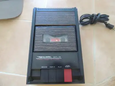 Realistic SCP-1B Stereo Cassette Player- 120vac, output control, View more