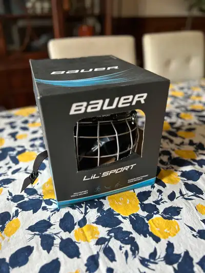 toddler hockey helmet & skates, View more