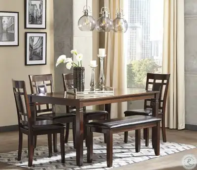 PRE-LOVED ASHLEY 6 PC DINETTE REG. $1029...ASK ABOUT FINANCING, View more
