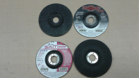 Grinding Discs, Cutting Discs, and HD Flap Discs. all 5 in.