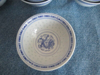 Sets of Chinese Rice Grain Pattern Bowls