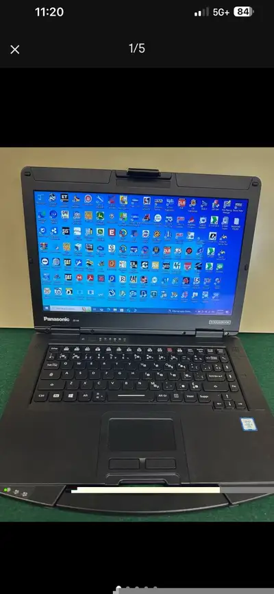 Top of the line Panasonic toughbook with charger loaded with every program you need to diagnose truc...