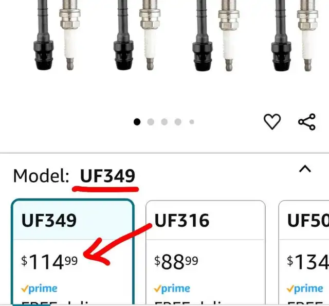 UF349 / 6 Ignition Coil Packs & 6 Iridium Spark Plugs in Engine & Engine Parts in City of Toronto - Image 3