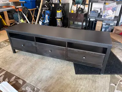 IKEA Hemnes TV stand Has some knicks on it but otherwise in good condition. Selling as it doesn’t fi...