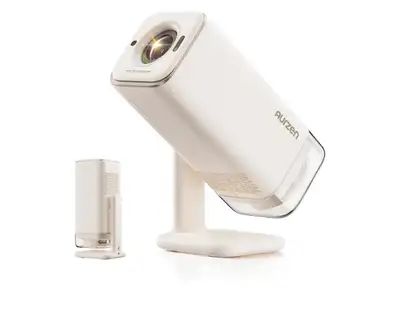  Aurzen Boom Air Google TV Mini Projector – Brand New! , View more