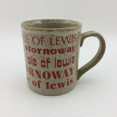 Vintage Scottish Art Pottery Coffee Tea Mug Cup - Isle of Lewis, View more