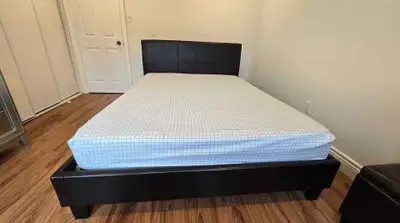 Queen Size Bed & Mattress, View more