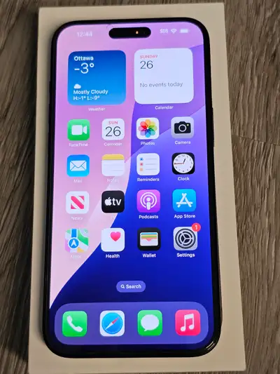 Black iPhone 16 Plus 128GB - 100% Battery Health- Tempered glass, View more