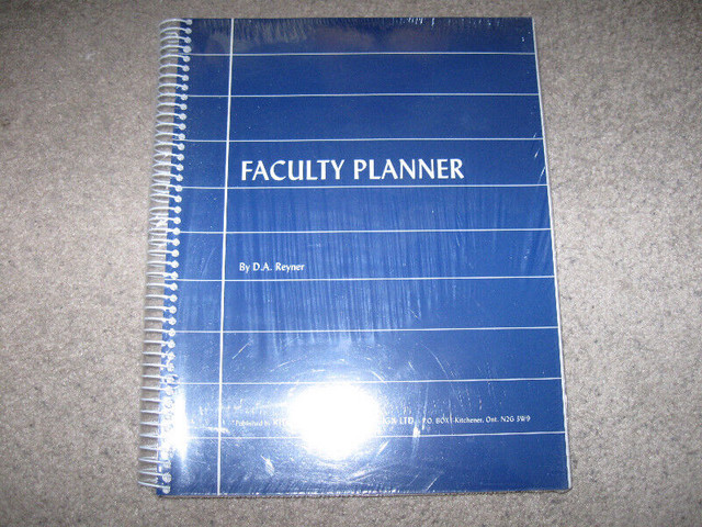 Teacher's Faculty Planner-Brand new and sealed + more-$5 lot in Other Business & Industrial in City of Halifax