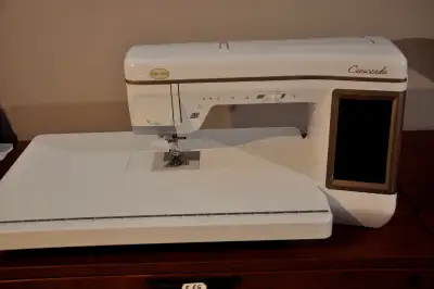 Like new, hardly used, Baby Lock Crescendo sewing/quilting machine. All accessories included. Model...