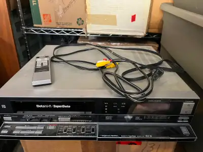 Rare Beta Video recorder/player, View more
