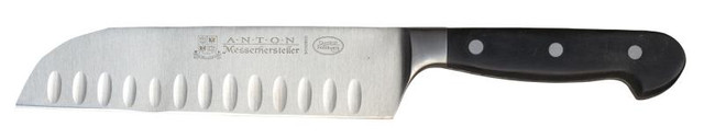 OMCAN - 8" SANTOKU KNIFE WITH FORGED G-EDGE BLADE - 17892 in Kitchen & Dining Wares in Burnaby/New Westminster - Image 4