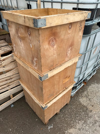 Free wood crate 23.5 x 23.75 x 55”