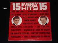 The Everly Brothers - 15 Everly hits (Canada 1963) LP
