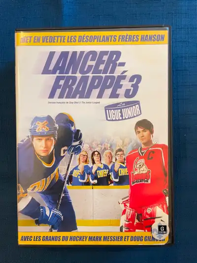 DVD comédie sportive - Lancer frappé- La Ligue junior - 2$ V.O.: Slap Shot 3: The Junior League Can....