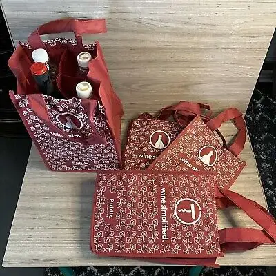 Reusable Wine Bag: Holds 4 bottles , View more