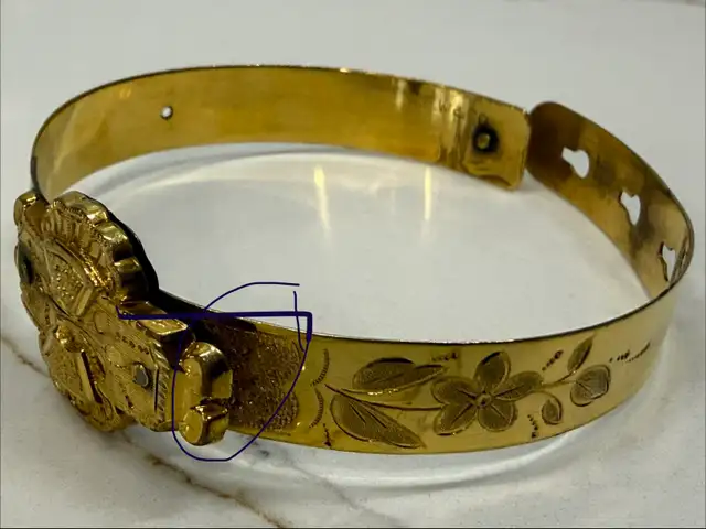ANTIQUE BRACELETS 1850-1899 Victorian Rose & Yellow Gold Filled in Jewellery & Watches in Ottawa - Image 8
