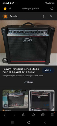 Peavy studio pro 112 Trans tube amp 65w 