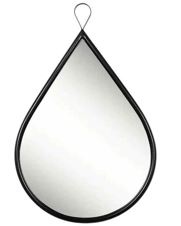 Black Teardrop Wall Mirror with Metal Frame RUIDOZ ($35 to $25) in Home Décor & Accents in Markham / York Region - Image 2