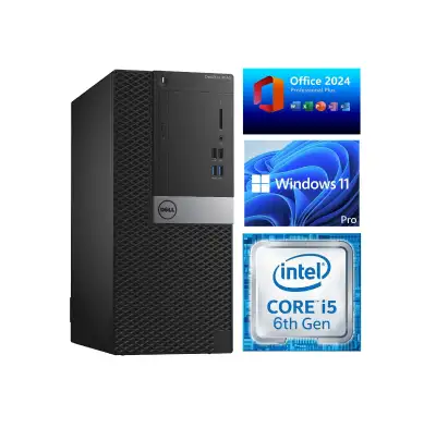Dell Optiplex 3040 MT with i5-6500 (6th generation), LGA1151 CPU: i5-6500: 4 cores, 4 threads, Clock...