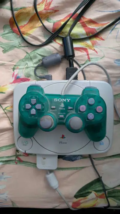 Sony PS1 with all accessories and game, View more