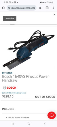 Bosch power jamb saw