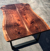 Black Walnut 6 Person Dining Table