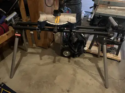 miter saw and table , View more