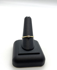 14K Yellow Gold 1.9GM Diamond Engagement Ring $195